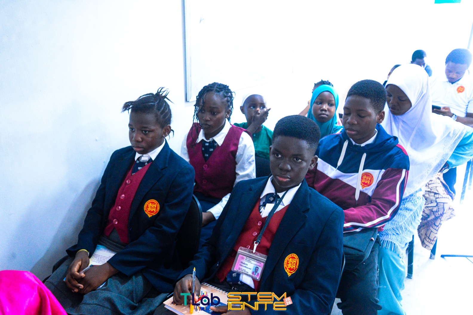Brain Club with African children in action